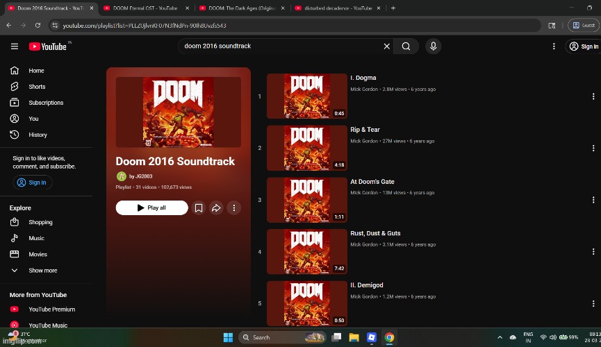 literally what i listen to when i play games | image tagged in doom,disturbed,heavy metal | made w/ Imgflip meme maker