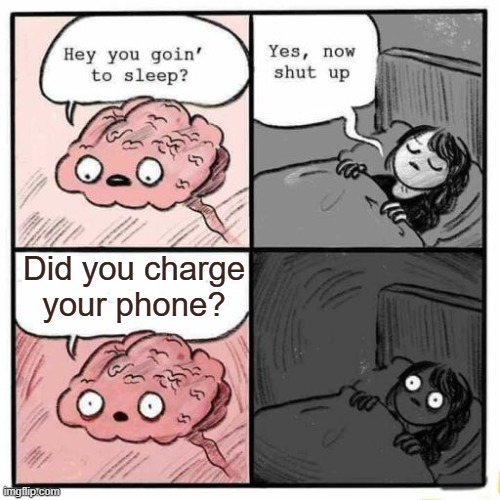 Hey you going to sleep? | Did you charge your phone? | image tagged in hey you going to sleep | made w/ Imgflip meme maker
