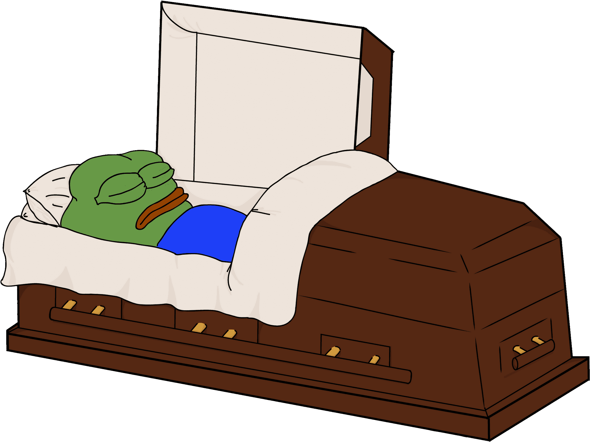 Sleepy Pepe Blank Meme Template