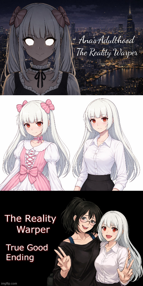 Ana's Adulthood - The Reality Warper (The Child AU) Blank Meme Template