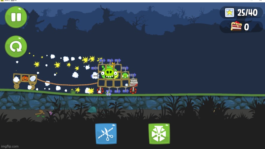 bad piggies speed | image tagged in bad piggies speed | made w/ Imgflip meme maker