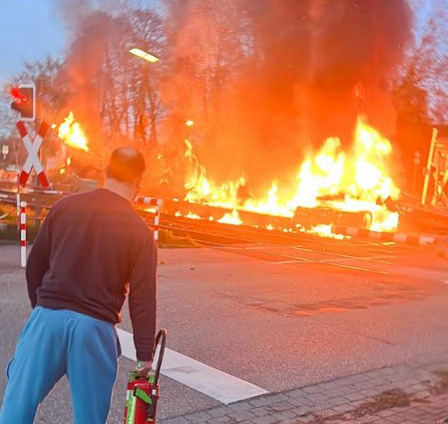 burning Blank Meme Template