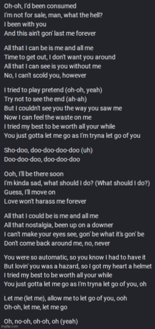 this song reminds me sm of someone else's pov of the situation | made w/ Imgflip meme maker