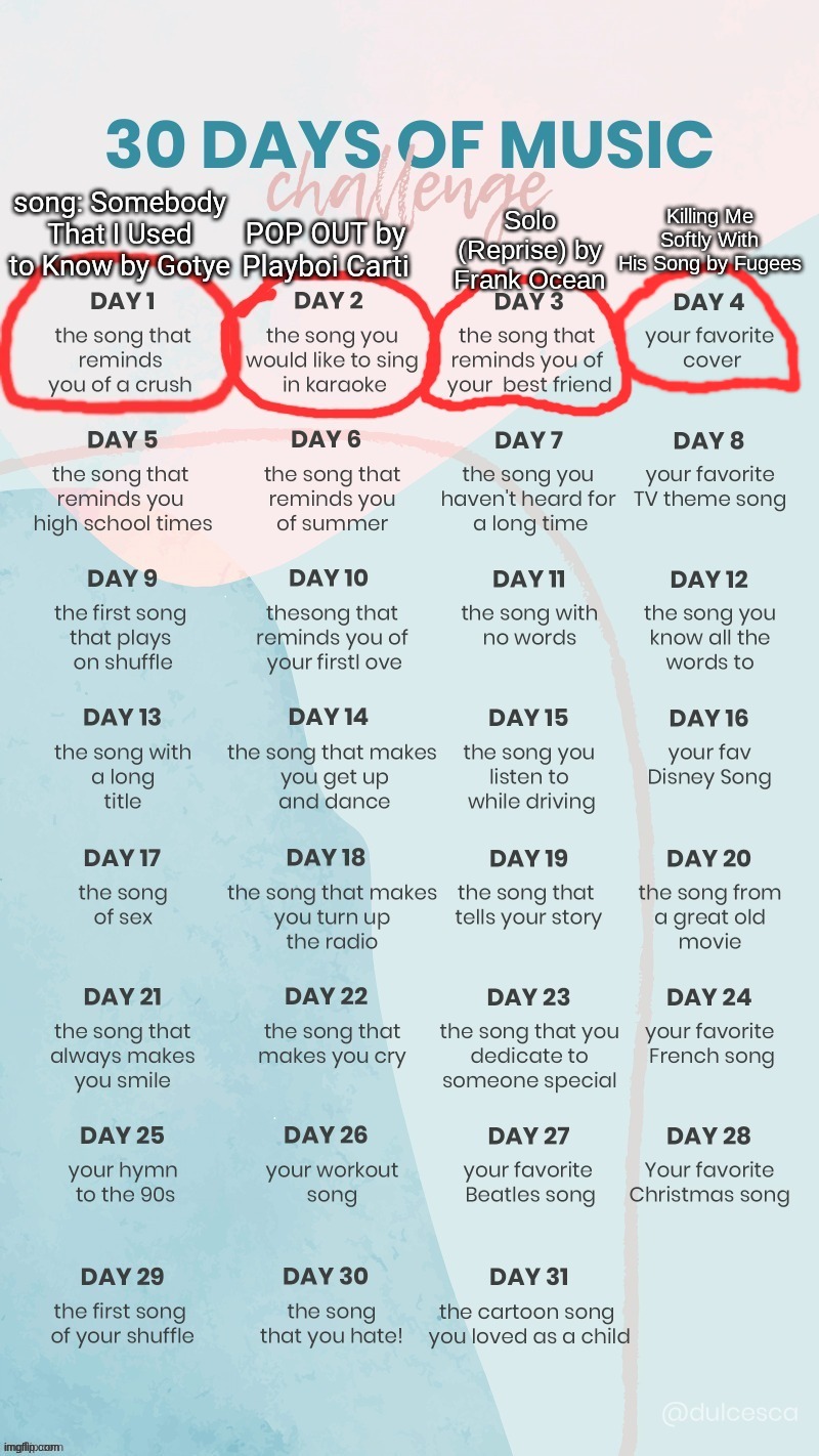 Killing Me Softly With His Song by Fugees | made w/ Imgflip meme maker