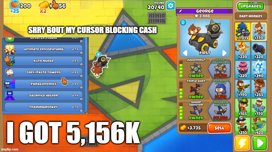 mpb 21-30 | srry bout my cursor blocking cash; i got 5,156k | made w/ Imgflip meme maker