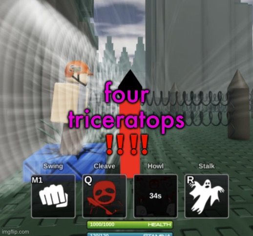 all the earth could afford in 1948.. $70.000.000.001… for four triceratops……… | four triceratops ‼️‼️ | image tagged in miso | made w/ Imgflip meme maker