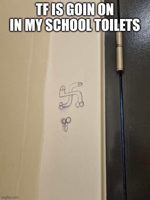 Tf is goin on in my school toilets | made w/ Imgflip meme maker