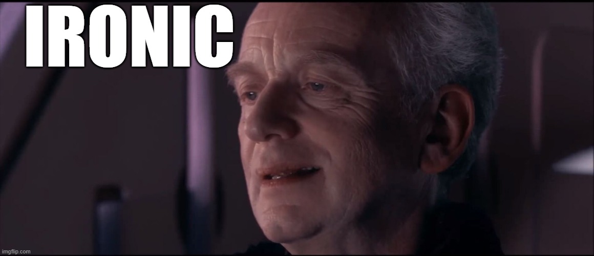 Palpatine Ironic  | ironic | image tagged in palpatine ironic | made w/ Imgflip meme maker