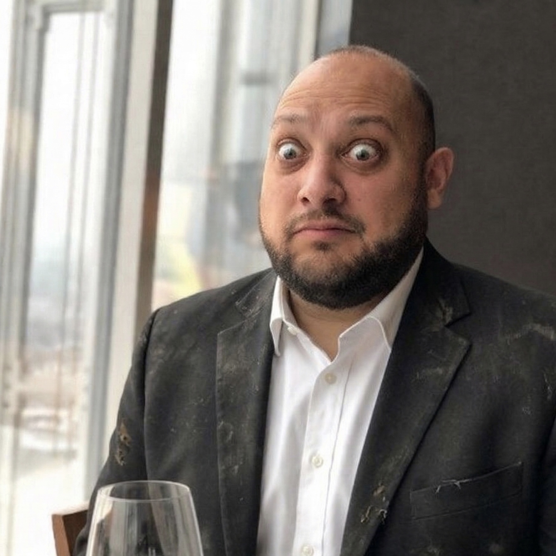 Panicked Bigot Blank Meme Template