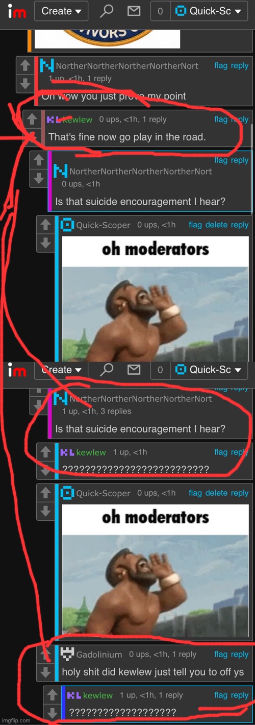 there i fixed uncs dementia (he can't fight all of us) | image tagged in comments,caught in 4k | made w/ Imgflip meme maker