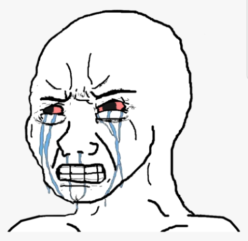 Rage Crying Meme generator flipped Blank Meme Template