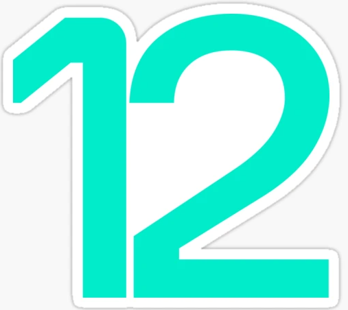 Kimi Antonelli 12 Number Blank Meme Template