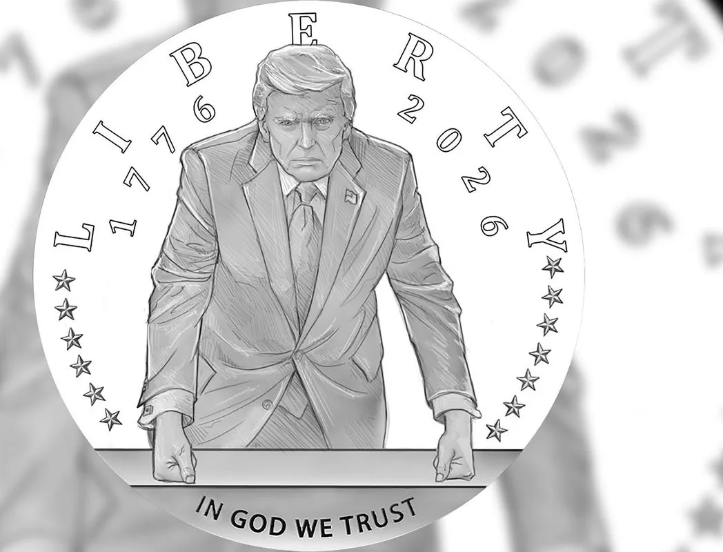 Trump coin Blank Meme Template