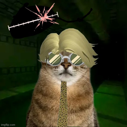 Nanami cat | image tagged in cat,nanami,jujutsu kaisen,anime | made w/ Imgflip meme maker