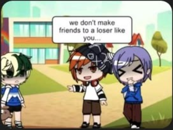 we don't make friends to a loser like you Blank Meme Template