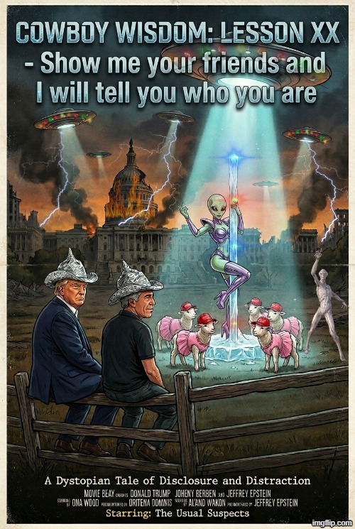 COWBOY WISDOM: LESSON XX | image tagged in cowboy father and son,cowboy wisdom,sam elliott special kind of stupid,chuck norris,aliens,memes | made w/ Imgflip meme maker