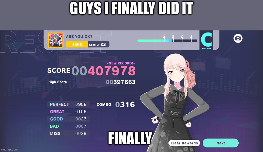 Guys i finally did it; Finally | made w/ Imgflip meme maker