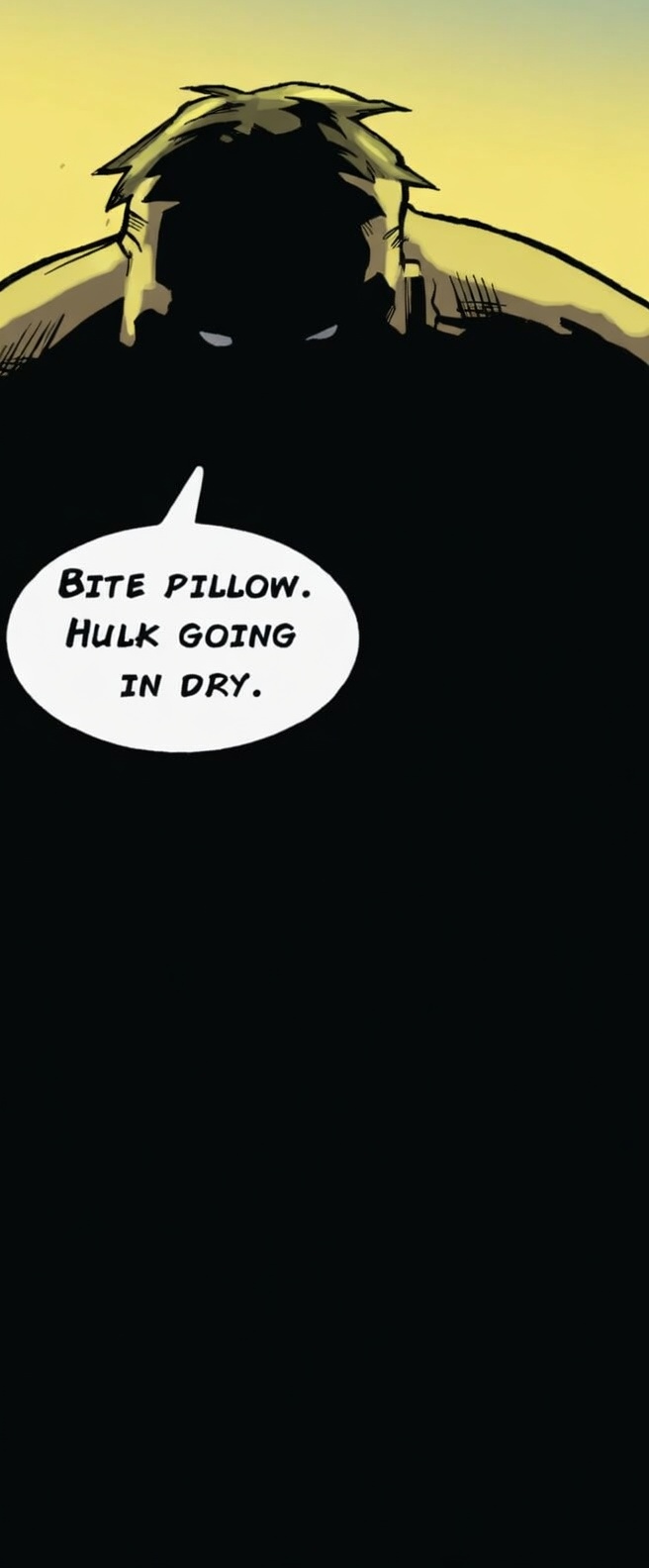 Hulk bite pillow Blank Meme Template