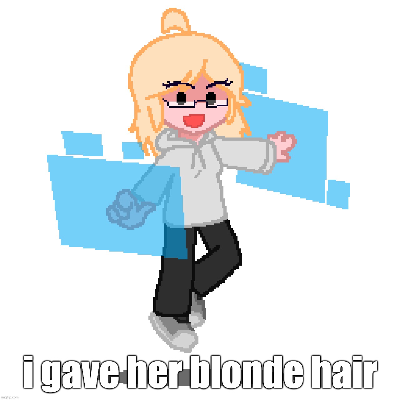 Taeyai | i gave her blonde hair | image tagged in taeyai | made w/ Imgflip meme maker