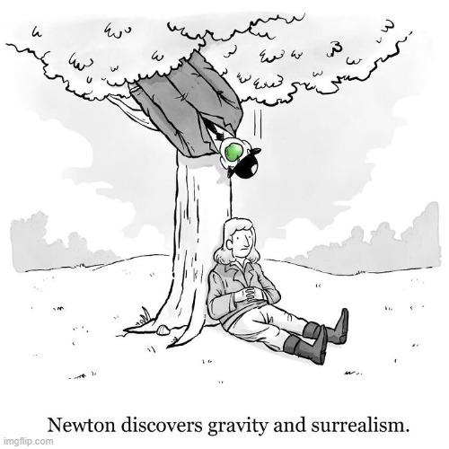 Newton Discoveries | image tagged in comics | made w/ Imgflip meme maker