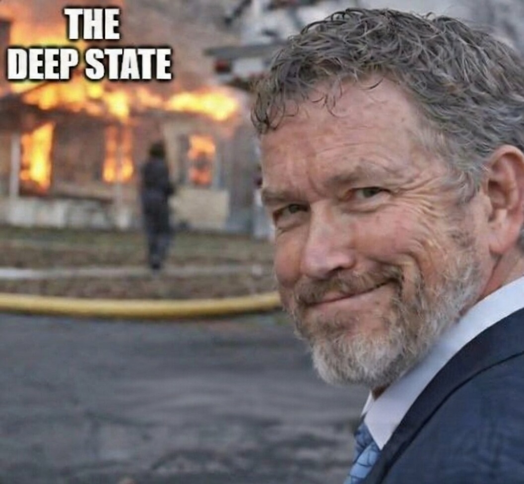 Deep State Burn Blank Meme Template