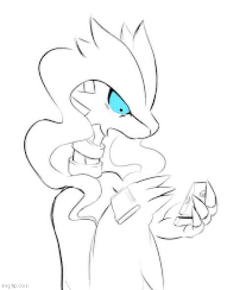 reshiram looking at phone dissapointed | image tagged in reshiram looking at phone dissapointed | made w/ Imgflip meme maker