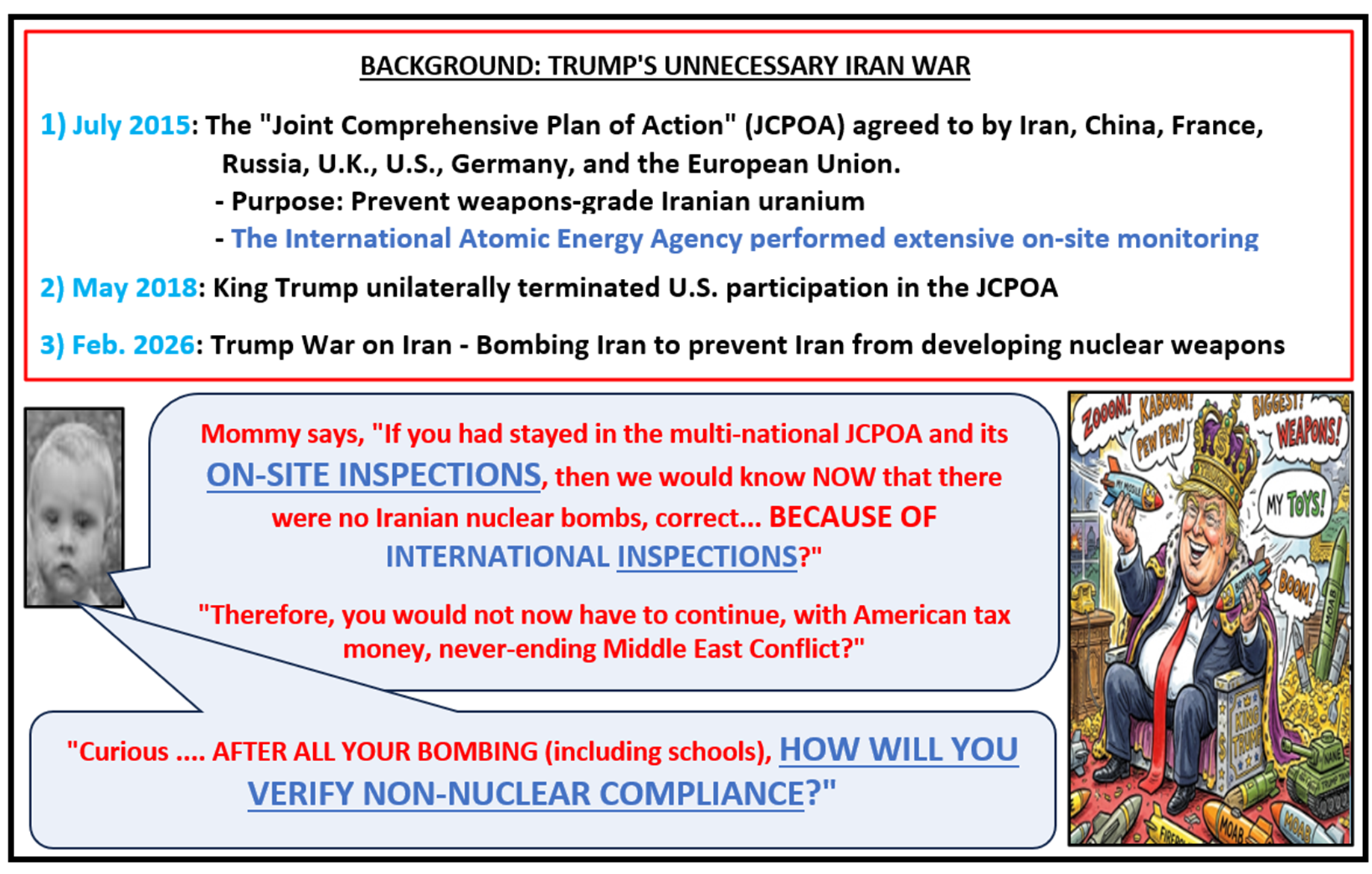 Unnecessary Republican War on Iran Blank Meme Template