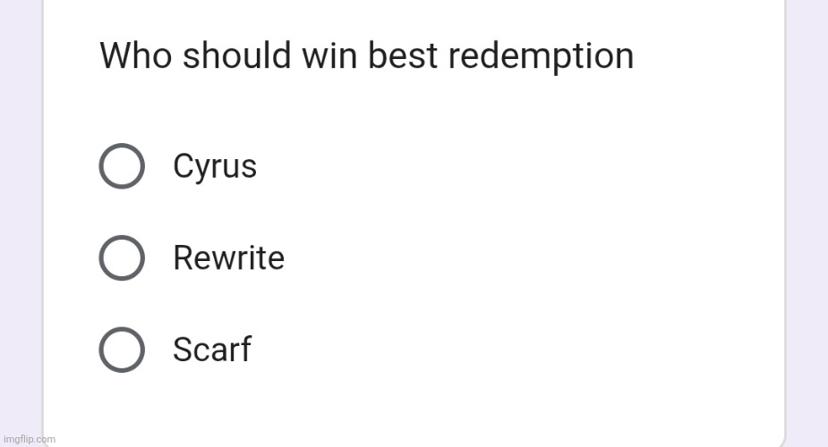 I have no clue what to put here, make your case on who I should vote for | made w/ Imgflip meme maker