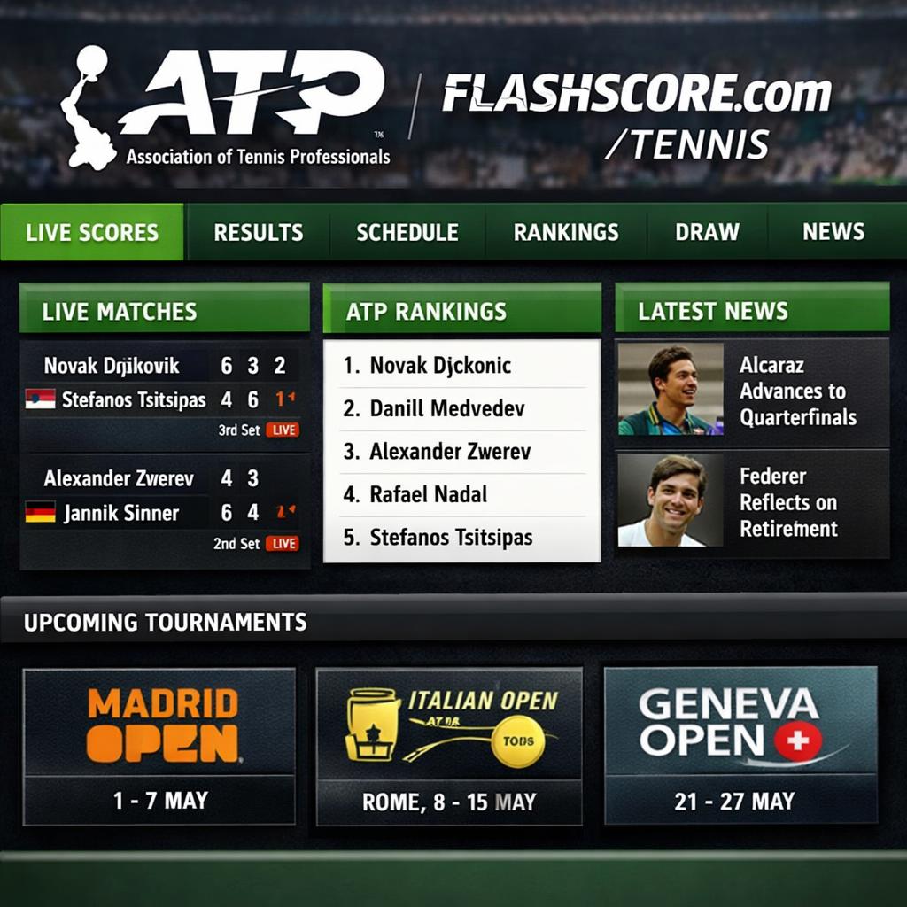 Association of Tennis Professionals Blank Meme Template