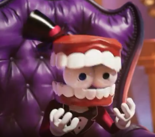 scared caine Blank Meme Template