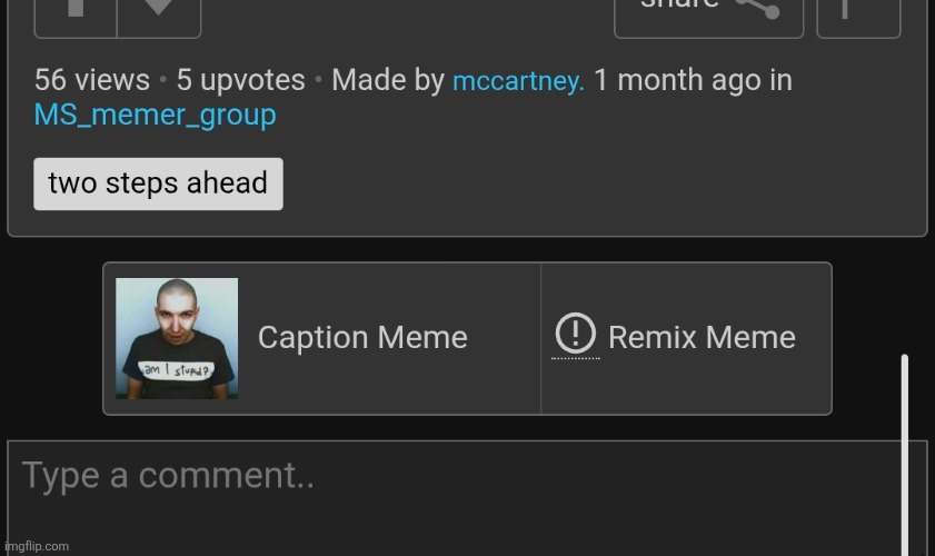 what does the ! mean | made w/ Imgflip meme maker