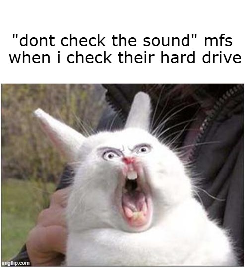 dumb title trend of YT shorts | "dont check the sound" mfs 
when i check their hard drive | image tagged in blank white template,memes | made w/ Imgflip meme maker