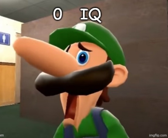 image tagged in 0 iq | made w/ Imgflip meme maker