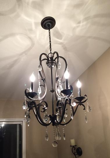 Hampton Bay 5 light oil rubbed bronze chandelier Blank Meme Template