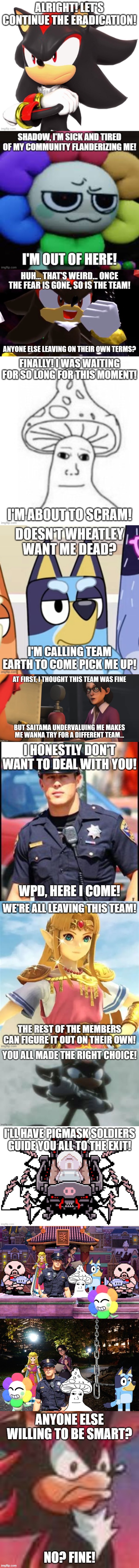 Shadow vs Team Saitama (Part 2) | made w/ Imgflip meme maker