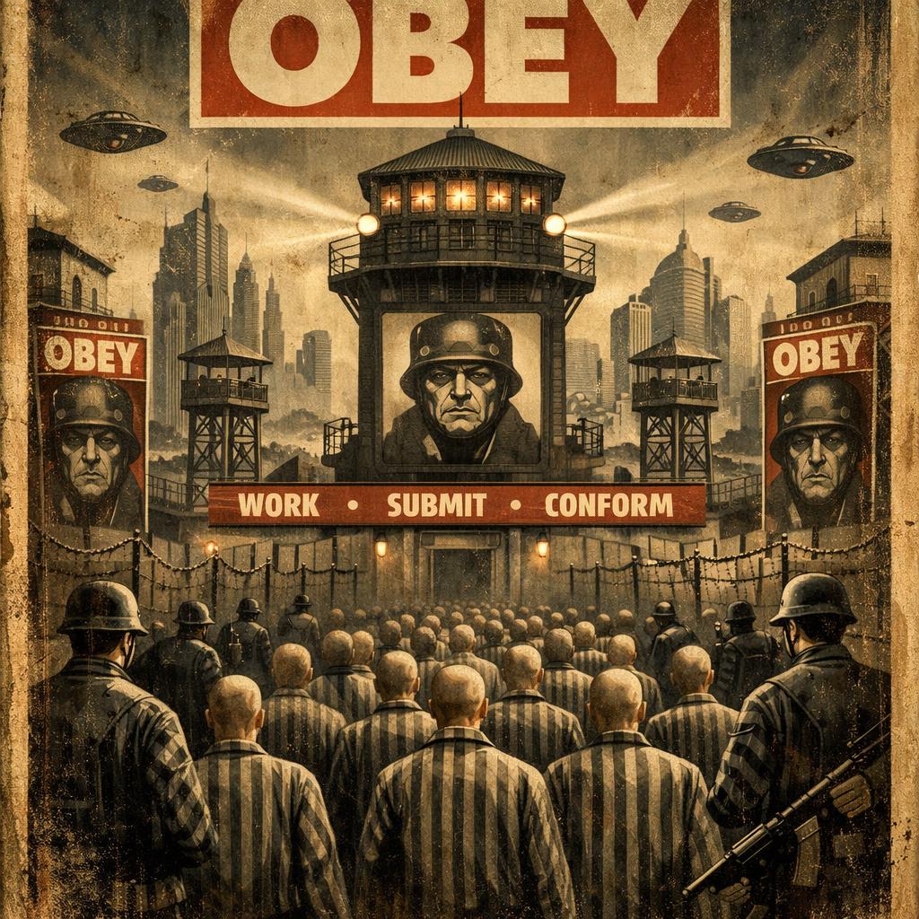 Futuristic Dystopia Blank Meme Template