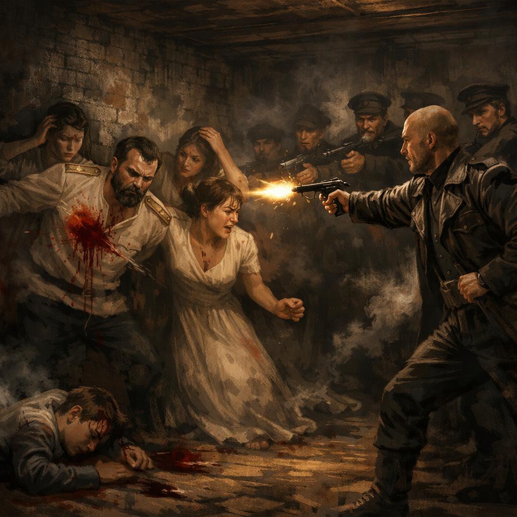 Romanov Execution Blank Meme Template