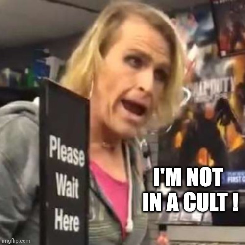 Maam | I'm not 
In a cult ! | image tagged in maam | made w/ Imgflip meme maker