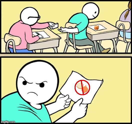 Mad onions | image tagged in the cheat on exam,onion,onions,paper,vegetable,memes | made w/ Imgflip meme maker