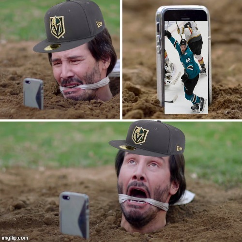 Sharks Golden Knights meme | image tagged in memes,sharks,nhl,sports,hockey,las vegas | made w/ Imgflip meme maker