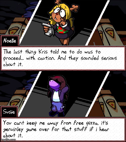 I was about to say something about them added Noelle, but not Susie. | image tagged in frickrune 3 | made w/ Imgflip meme maker