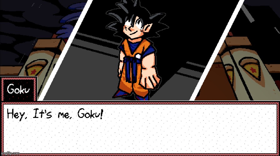 I find it funny if he relegates himself to the office mechanics despite being able to decimate everyone in the establishment. | made w/ Imgflip meme maker