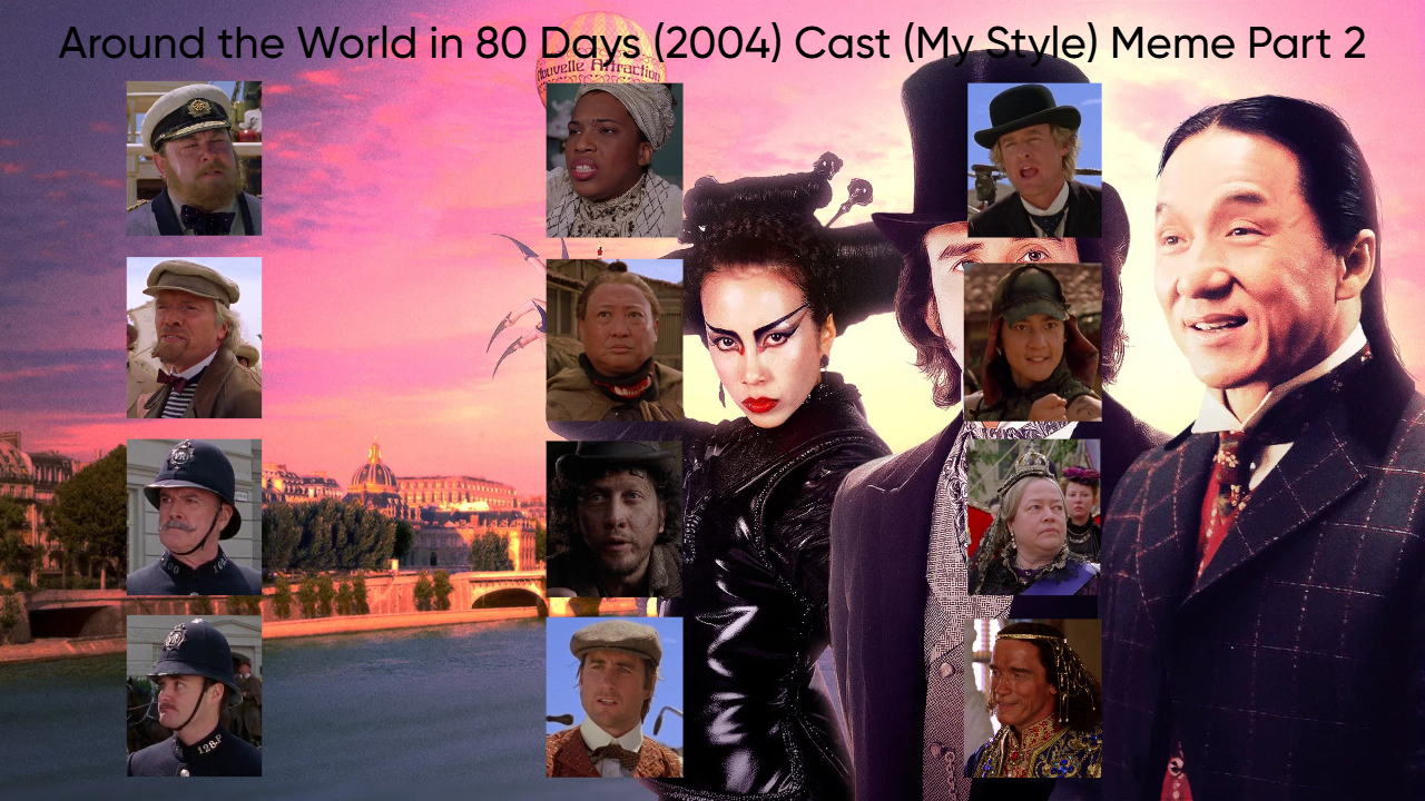 Around the World in 80 Days (2004) Cast (My Style) Part 2 Blank Meme Template