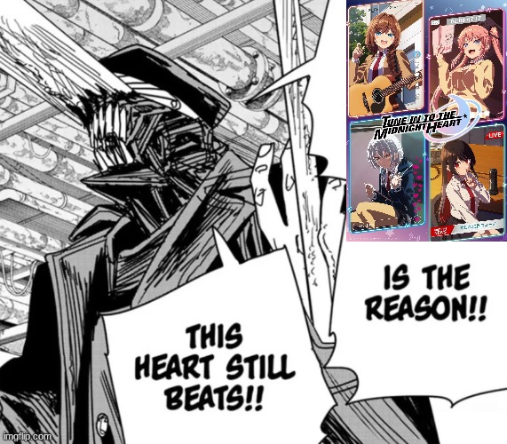 Underrated but peak show, the last episode just aired today but there will be a season 2 so I'm excited for that | image tagged in killing chainsaw man is the reason this heart still beats,tune in to the midnight heart,csm,katana devil | made w/ Imgflip meme maker