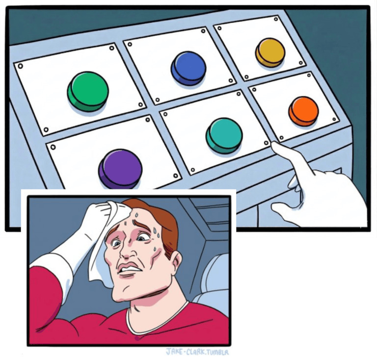 buttons Blank Meme Template
