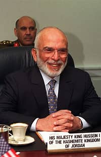 King Hussein Bin Talal Blank Meme Template