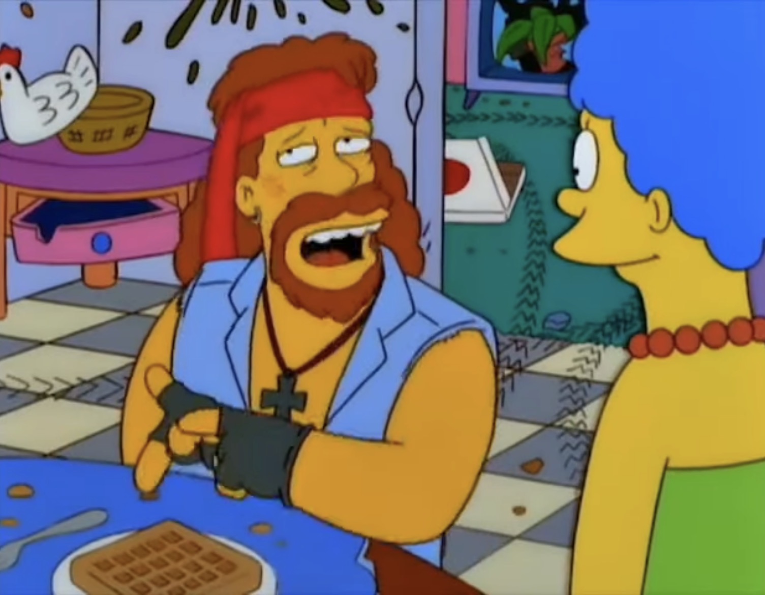 Simpsons Hells Angels Blank Meme Template