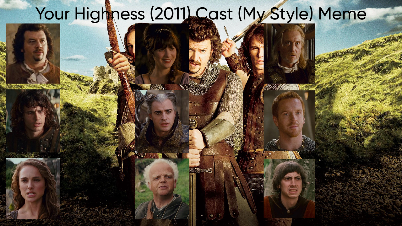 Your Highness (2011) Cast (My Style) Blank Meme Template