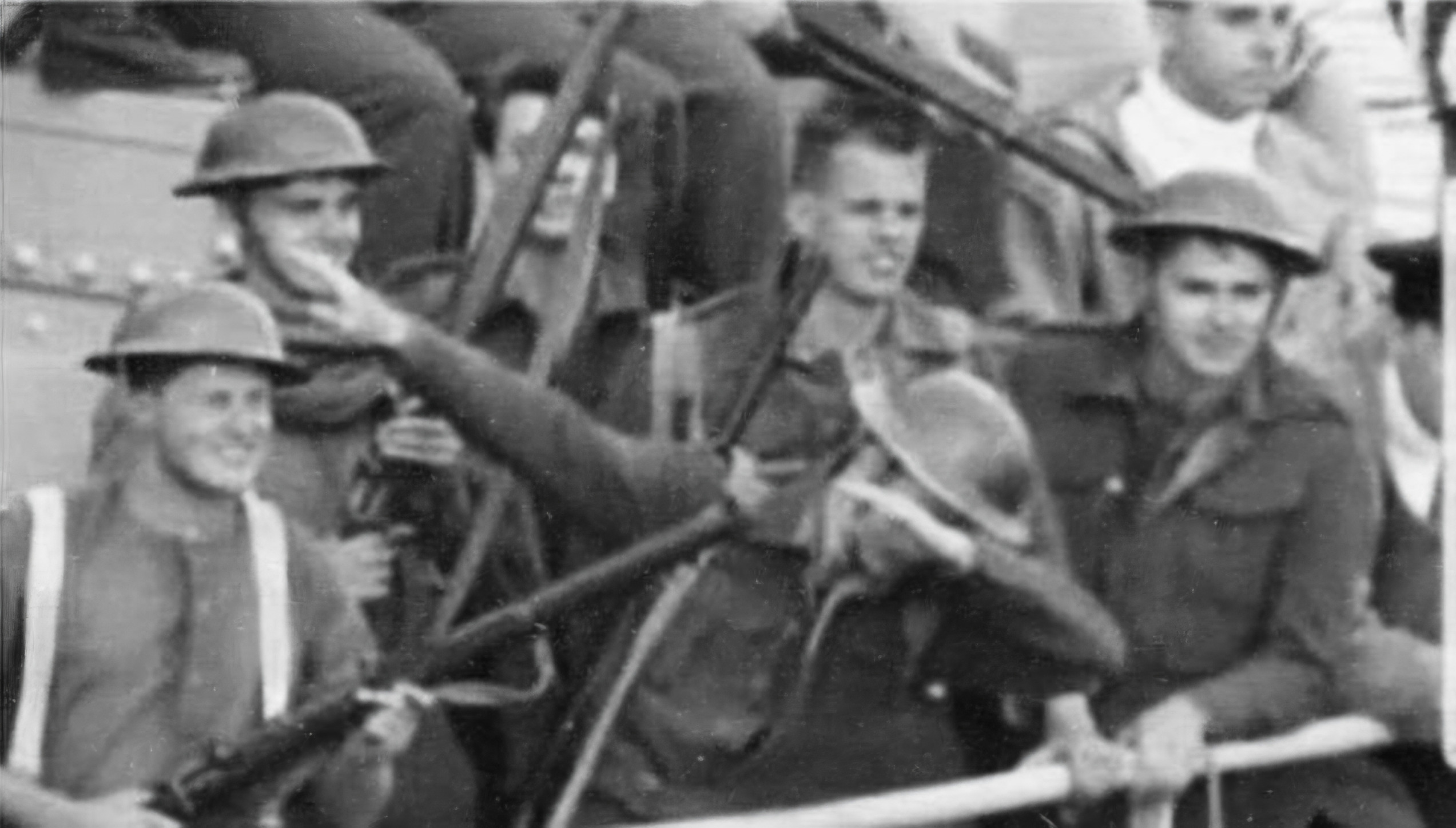 Dab arms gesture by british soldier Blank Meme Template