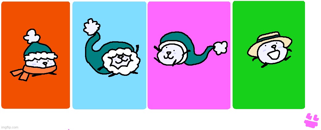 Fc’s seasonal outfits | made w/ Imgflip meme maker